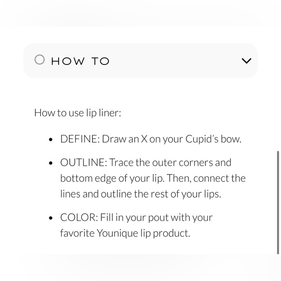 Younique Moodstruck Precision Pencil Lip Liner in the colour Pouty - Picture 11 of 13
